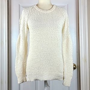 IRO Fuzzy Scalloped Sleeve Sweater
